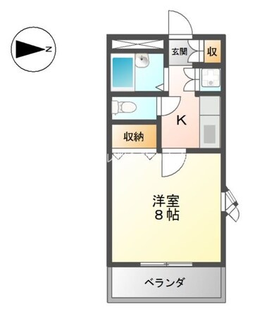 シティーハイツの物件間取画像